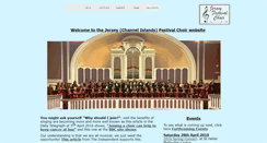 Desktop Screenshot of jerseyfestivalchoir.org.uk